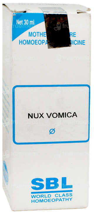 Sbl Nux Vomica Q Mother Tincture 30Ml